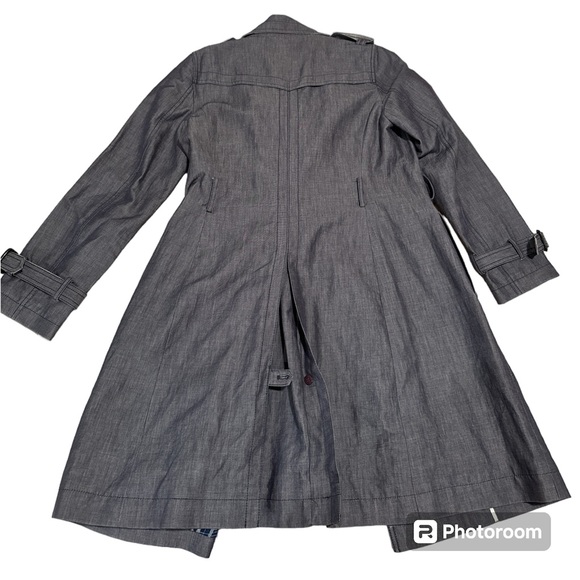 Banana Republic made of Italian Fabric Trench size Medium *Pre-owned* - Picture 4 of 6